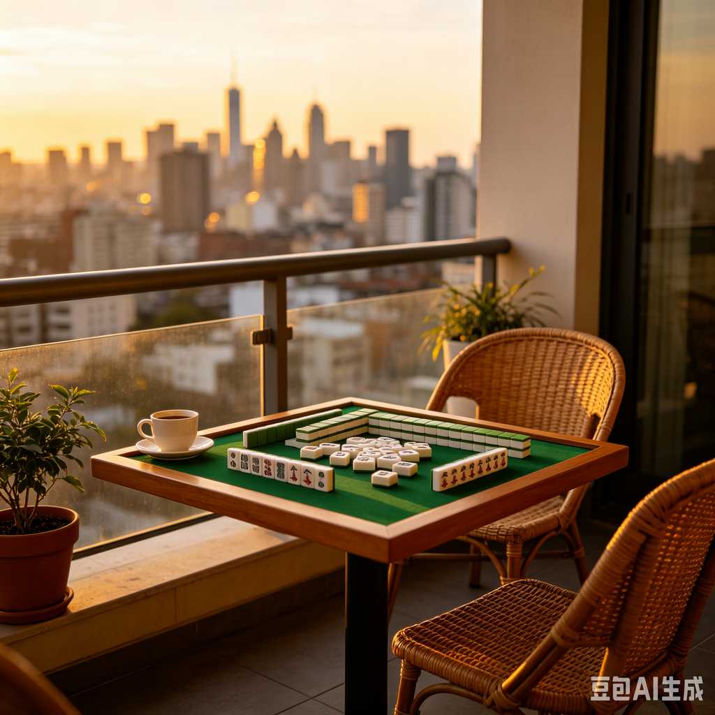 unique text mahjong tiles design