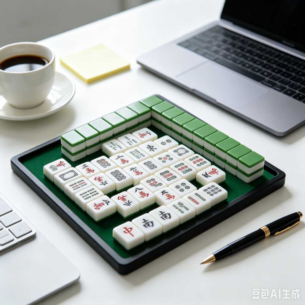 travel mahjong table mat set