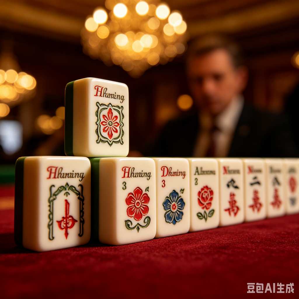 custom art mahjong set